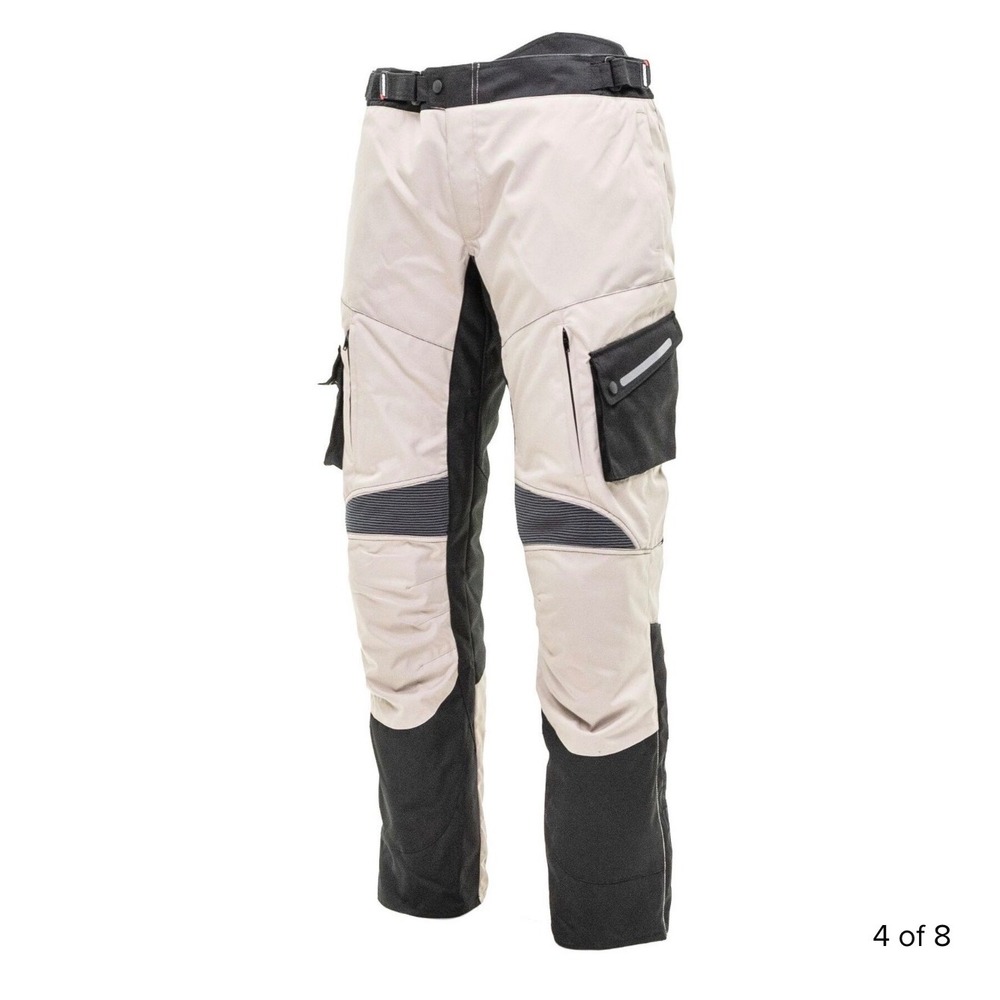 Sedici ADV Series Mens Motorcycle Pants Grey Black Size 34 Adventure Touring